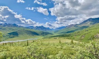 Tombstone Territorial Park near the Dempster Highway in Yukon, Canada